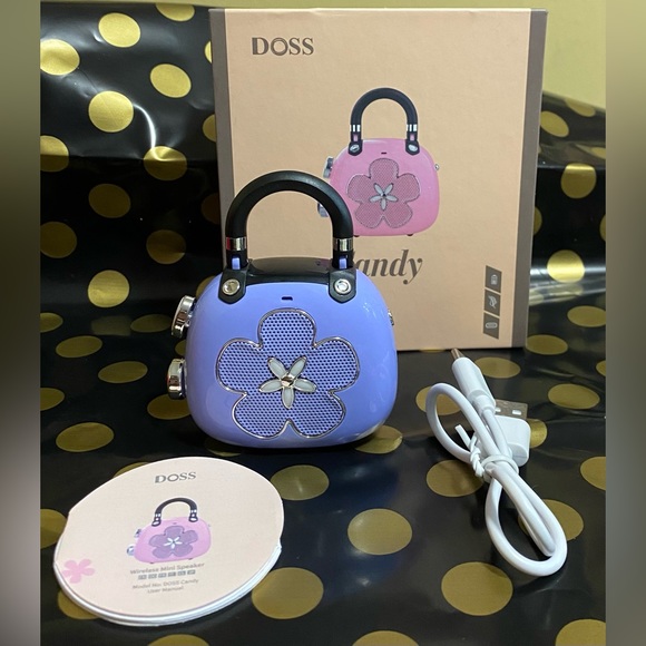 Doss Candy Mini Portable Bluetooth Speaker Mighty Sound Purple Brand New - Picture 2 of 11